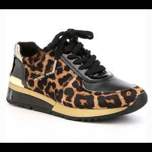 Michael Kors cheetah /leopard calf hair sneaker